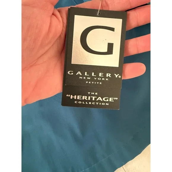 Gallery NWT Teal Women's All Seasons Button Jacket Removable Liner & Hood PS - Picture 11 of 16